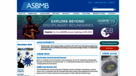 What Society.asbmb.org website looked like in 2018 (5 years ago)
