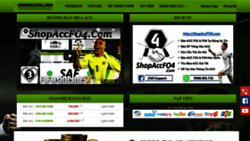What Shopaccfo4.com website looked like in 2018 (5 years ago)