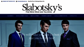 What Slabotskys.com website looked like in 2018 (5 years ago)