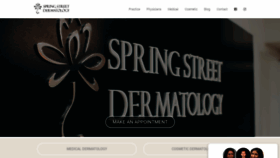 What Springstderm.com website looked like in 2018 (5 years ago)