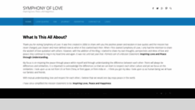 What Symphonyoflove.net website looked like in 2018 (5 years ago)