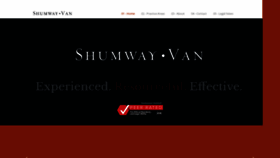 What Shumwayvan.com website looked like in 2018 (5 years ago)