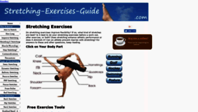 What Stretching-exercises-guide.com website looked like in 2018 (5 years ago)