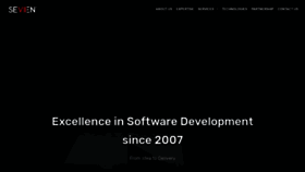 What Sevencollab.com website looked like in 2018 (5 years ago)