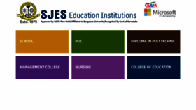 What Sjesinstitutions.com website looked like in 2018 (5 years ago)