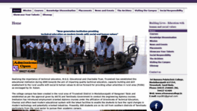 What Sriramanacollege.in website looked like in 2018 (5 years ago)