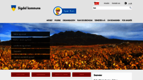 What Sigdal.kommune.no website looked like in 2018 (5 years ago)