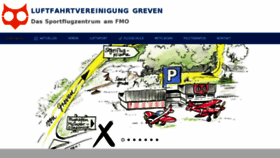 What Sportflugzentrum.de website looked like in 2018 (5 years ago)