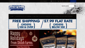 What Shilohfarms.com website looked like in 2018 (5 years ago)