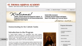What Staa-homeschool.com website looked like in 2018 (5 years ago)