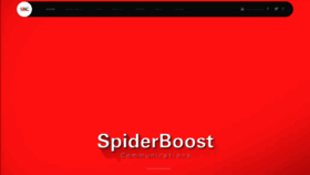 What Spiderboost.com website looked like in 2018 (5 years ago)