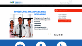 What Sananova.ro website looked like in 2018 (5 years ago)