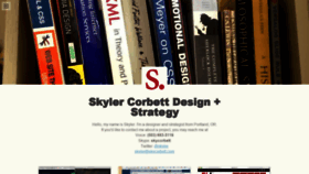 What Skycorbett.com website looked like in 2018 (5 years ago)
