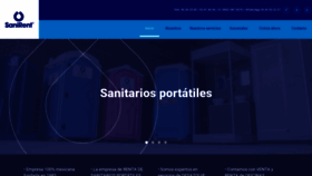 What Sanirent.com.mx website looked like in 2018 (5 years ago)