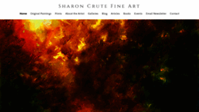 What Sharoncrute.com website looked like in 2018 (5 years ago)