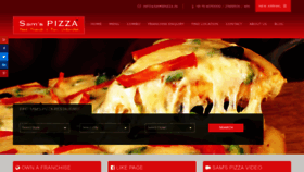 What Samspizza.in website looked like in 2018 (5 years ago)