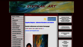 What Stephanart.de website looked like in 2018 (5 years ago)