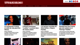 What Suenacubano.com website looked like in 2018 (5 years ago)