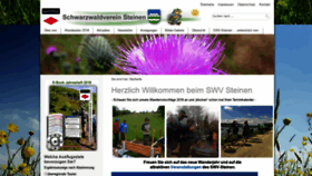 What Schwarzwaldverein-steinen.de website looked like in 2018 (5 years ago)
