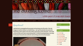 What Stitchingcorner.com website looked like in 2018 (5 years ago)
