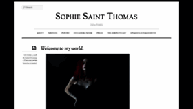 What Sophiesaintthomas.com website looked like in 2018 (5 years ago)