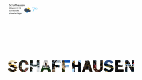 What Schaffhausen.ch website looked like in 2018 (5 years ago)
