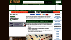 What Scrabblelinks.com website looked like in 2018 (5 years ago)