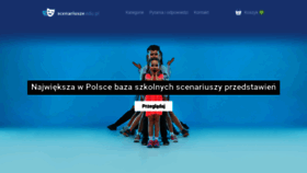 What Scenariusze.edu.pl website looked like in 2018 (5 years ago)
