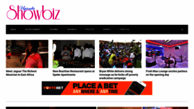 What Showbizuganda.com website looked like in 2018 (5 years ago)