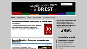 What Sante-brest.net website looked like in 2018 (5 years ago)