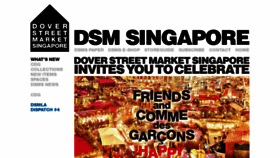 What Singapore.doverstreetmarket.com website looked like in 2018 (5 years ago)