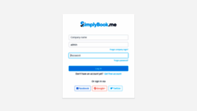 What Secure.simplybook.it website looked like in 2018 (5 years ago)