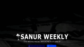 What Sanurweekly.com website looked like in 2018 (5 years ago)