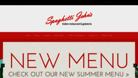 What Spaghettijohns.co.uk website looked like in 2018 (5 years ago)