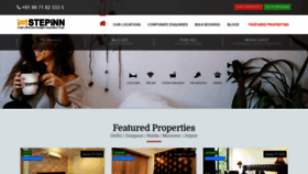 What Stepinnhotels.com website looked like in 2018 (7 years ago)
