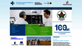 What Szpitaljp2.krakow.pl website looked like in 2018 (6 years ago)
