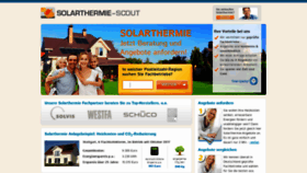 What Solarthermie-scout.de website looked like in 2018 (5 years ago)