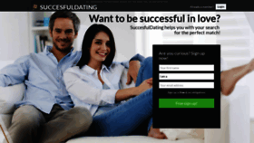 What Succesfuldating.com website looked like in 2018 (6 years ago)