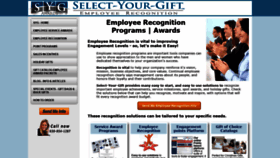 What Select-your-gift.com website looked like in 2018 (5 years ago)