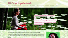 What Sahajayoga.org.uk website looked like in 2018 (5 years ago)