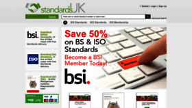 What Standardsuk.com website looked like in 2018 (5 years ago)