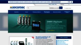 What Socomec.ro website looked like in 2018 (5 years ago)