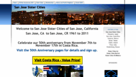 What Sanjosesistercities.org website looked like in 2018 (5 years ago)