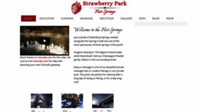 What Strawberryhotsprings.com website looked like in 2018 (5 years ago)