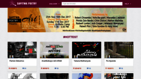 What Sapitwapoetry.com website looked like in 2018 (5 years ago)