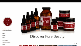 What Sheessentialbeauty.com website looked like in 2018 (5 years ago)