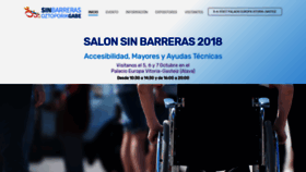 What Salonsinbarreras.com website looked like in 2018 (5 years ago)