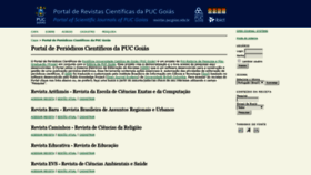 What Seer.pucgoias.edu.br website looked like in 2018 (5 years ago)
