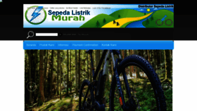 What Sepedalistrikmurah.com website looked like in 2018 (5 years ago)
