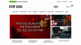 What Stof2000.dk website looked like in 2018 (5 years ago)